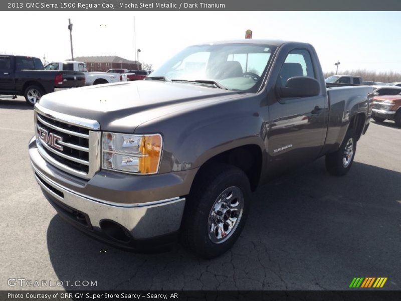 Mocha Steel Metallic / Dark Titanium 2013 GMC Sierra 1500 Regular Cab