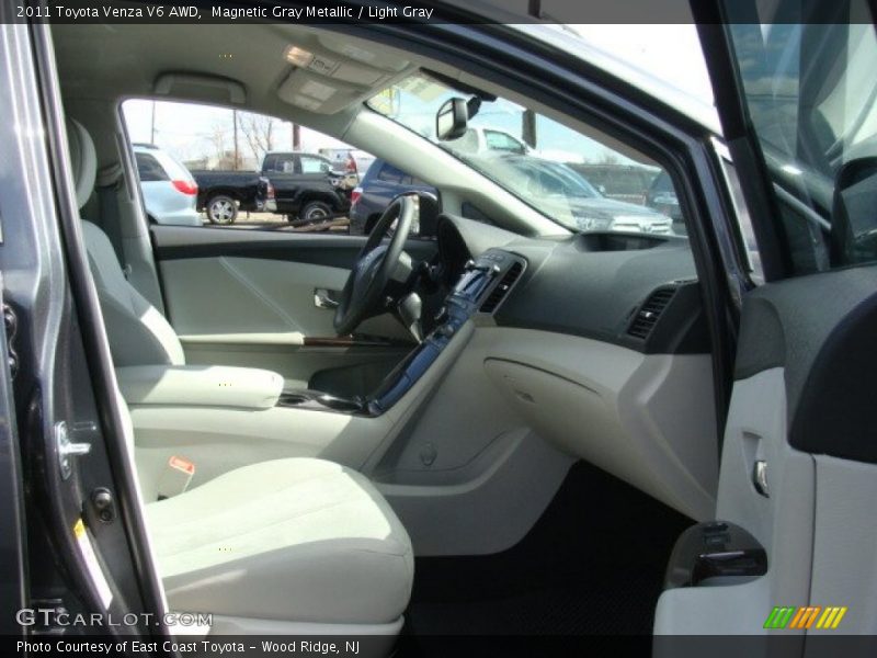 Magnetic Gray Metallic / Light Gray 2011 Toyota Venza V6 AWD