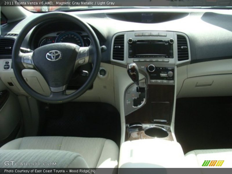 Magnetic Gray Metallic / Light Gray 2011 Toyota Venza V6 AWD