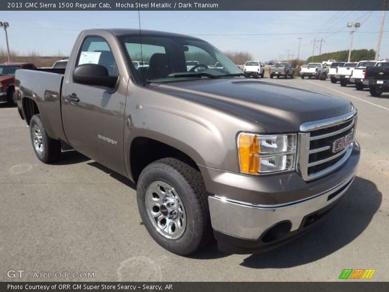 Front 3/4 View of 2013 Sierra 1500 Regular Cab