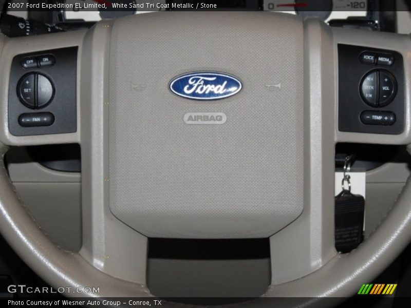 White Sand Tri Coat Metallic / Stone 2007 Ford Expedition EL Limited