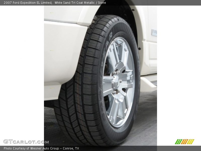 White Sand Tri Coat Metallic / Stone 2007 Ford Expedition EL Limited