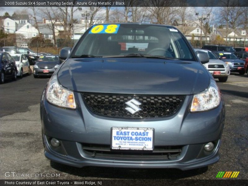 Azure Grey Metallic / Black 2008 Suzuki SX4 Sport Touring Sedan