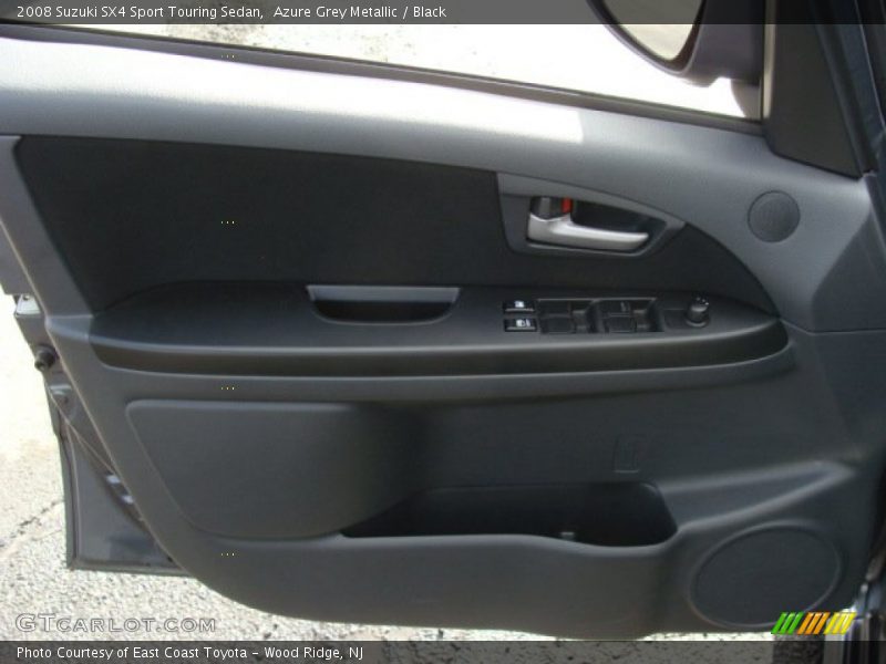 Azure Grey Metallic / Black 2008 Suzuki SX4 Sport Touring Sedan