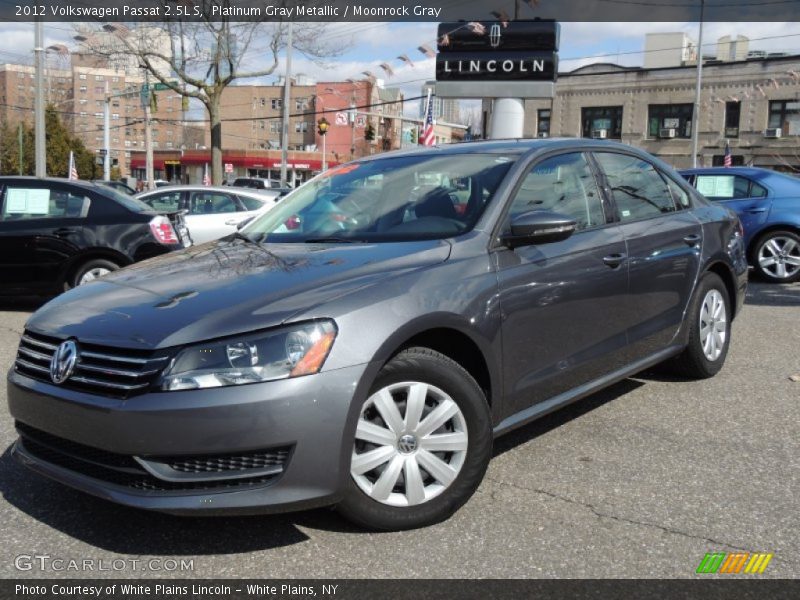 Platinum Gray Metallic / Moonrock Gray 2012 Volkswagen Passat 2.5L S