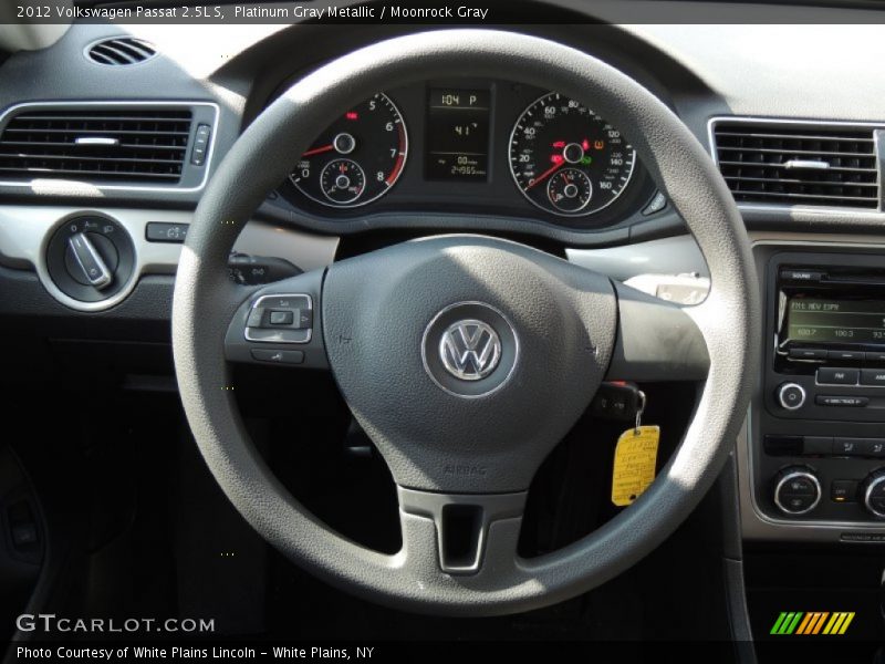 Platinum Gray Metallic / Moonrock Gray 2012 Volkswagen Passat 2.5L S