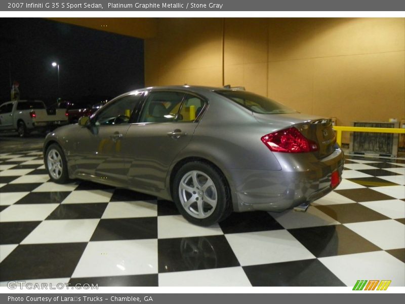 Platinum Graphite Metallic / Stone Gray 2007 Infiniti G 35 S Sport Sedan