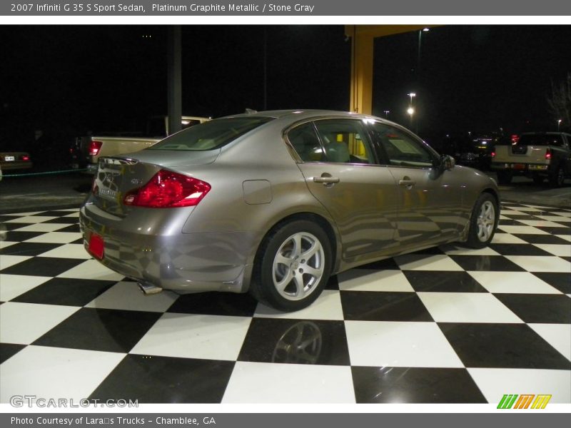 Platinum Graphite Metallic / Stone Gray 2007 Infiniti G 35 S Sport Sedan