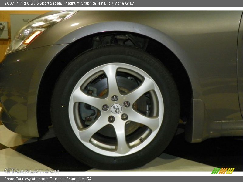Platinum Graphite Metallic / Stone Gray 2007 Infiniti G 35 S Sport Sedan