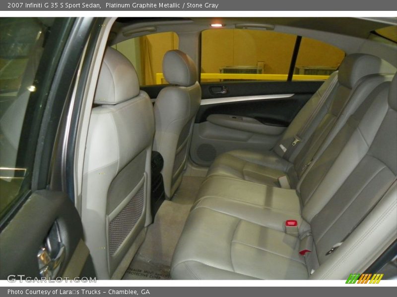 Platinum Graphite Metallic / Stone Gray 2007 Infiniti G 35 S Sport Sedan