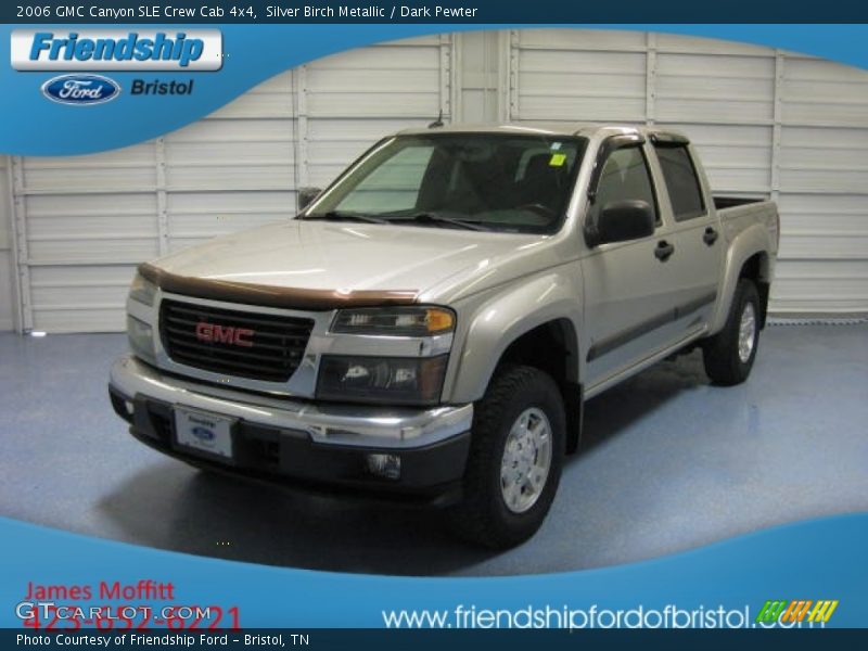 Silver Birch Metallic / Dark Pewter 2006 GMC Canyon SLE Crew Cab 4x4
