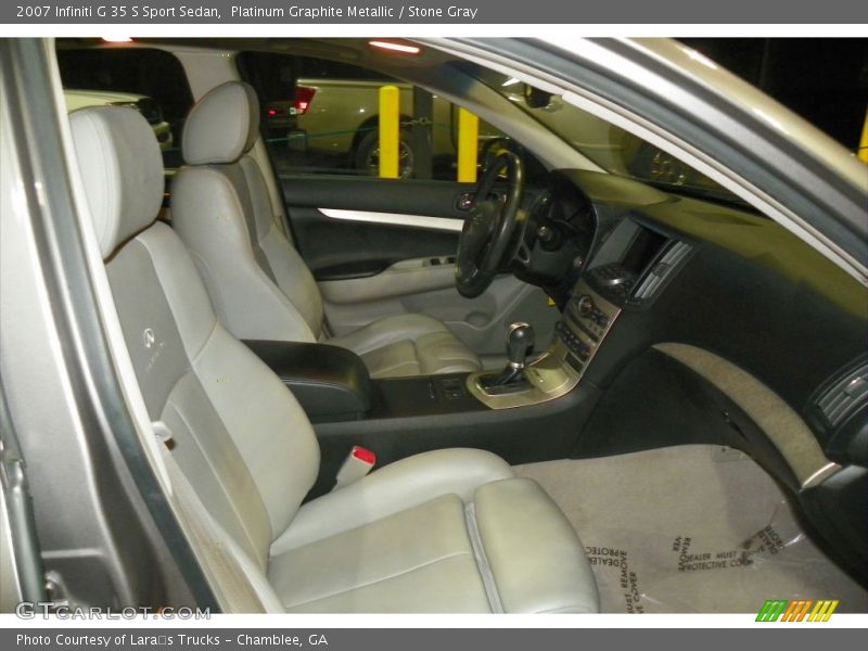 Platinum Graphite Metallic / Stone Gray 2007 Infiniti G 35 S Sport Sedan