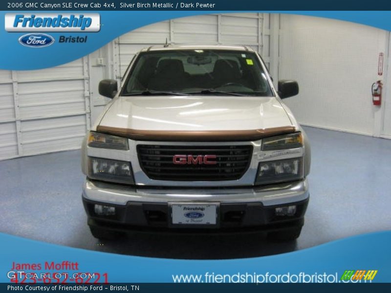 Silver Birch Metallic / Dark Pewter 2006 GMC Canyon SLE Crew Cab 4x4