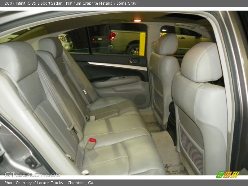 Platinum Graphite Metallic / Stone Gray 2007 Infiniti G 35 S Sport Sedan