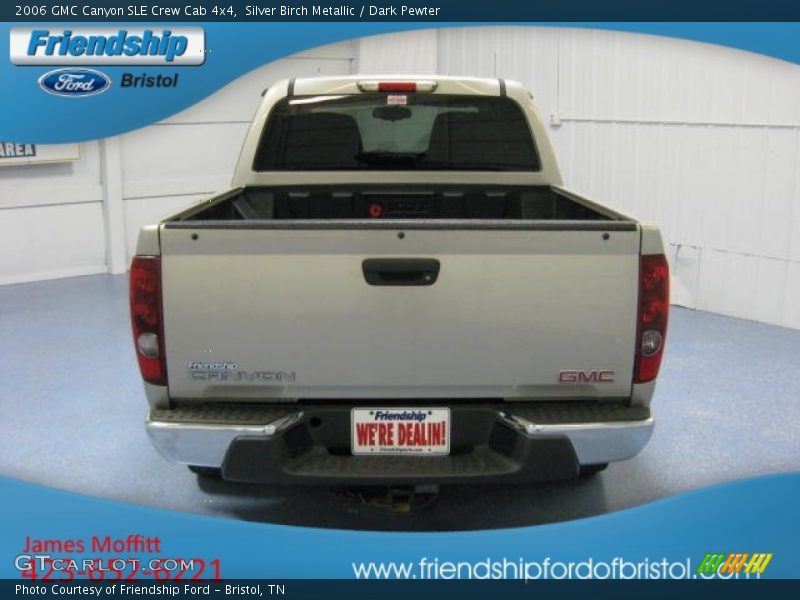 Silver Birch Metallic / Dark Pewter 2006 GMC Canyon SLE Crew Cab 4x4