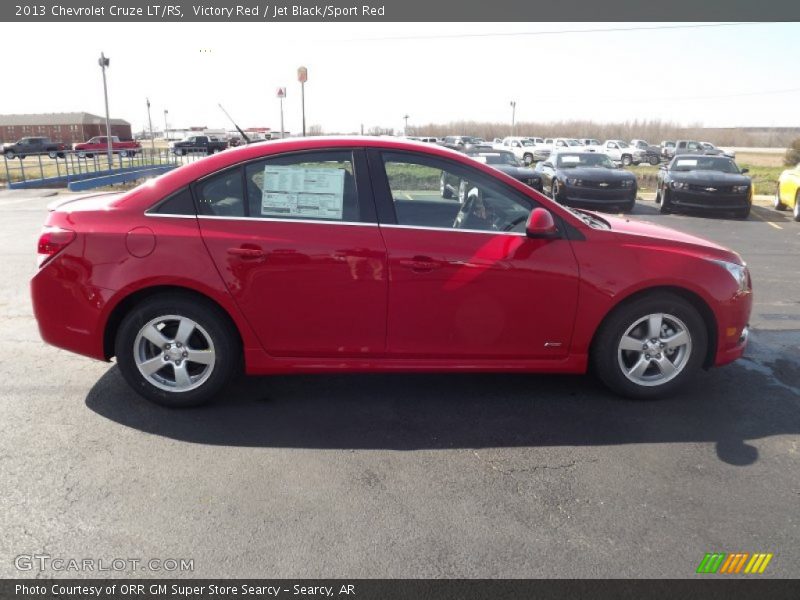 Victory Red / Jet Black/Sport Red 2013 Chevrolet Cruze LT/RS