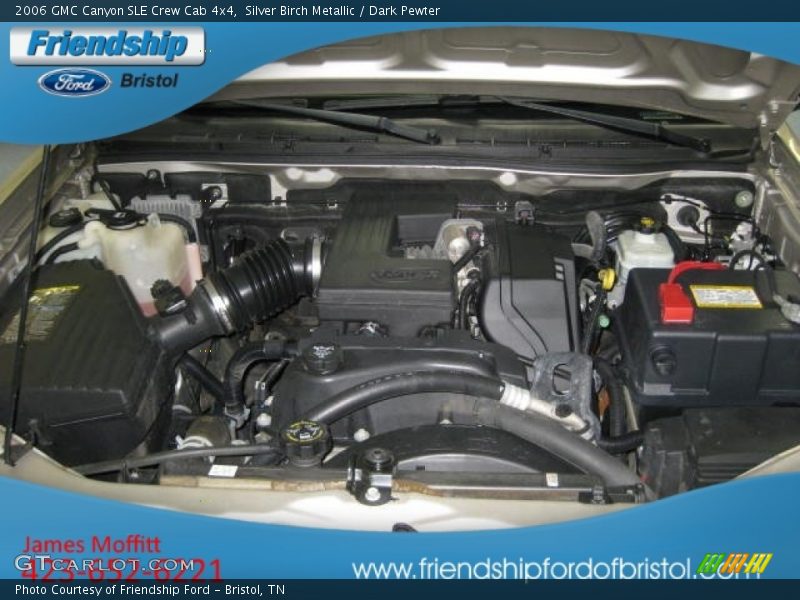 Silver Birch Metallic / Dark Pewter 2006 GMC Canyon SLE Crew Cab 4x4