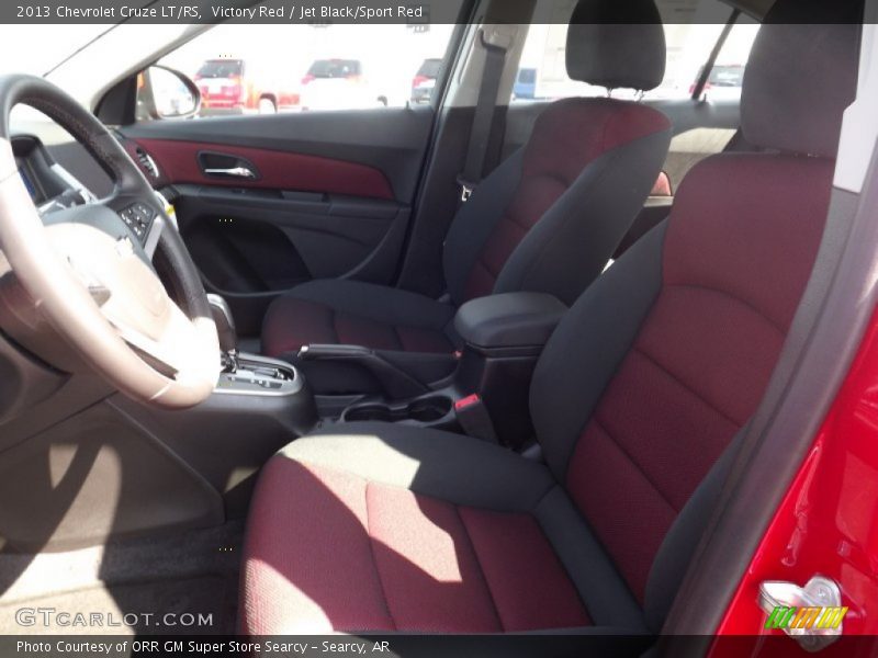 Victory Red / Jet Black/Sport Red 2013 Chevrolet Cruze LT/RS