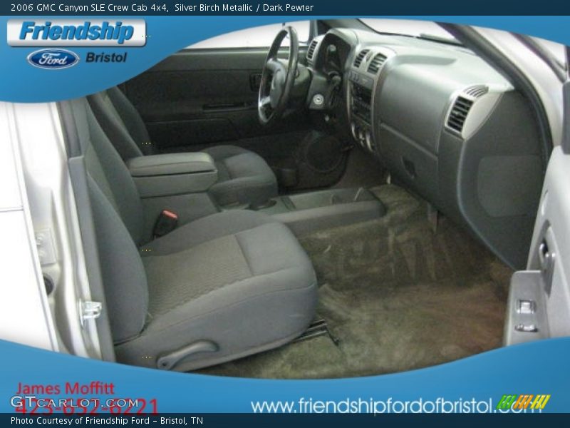 Silver Birch Metallic / Dark Pewter 2006 GMC Canyon SLE Crew Cab 4x4