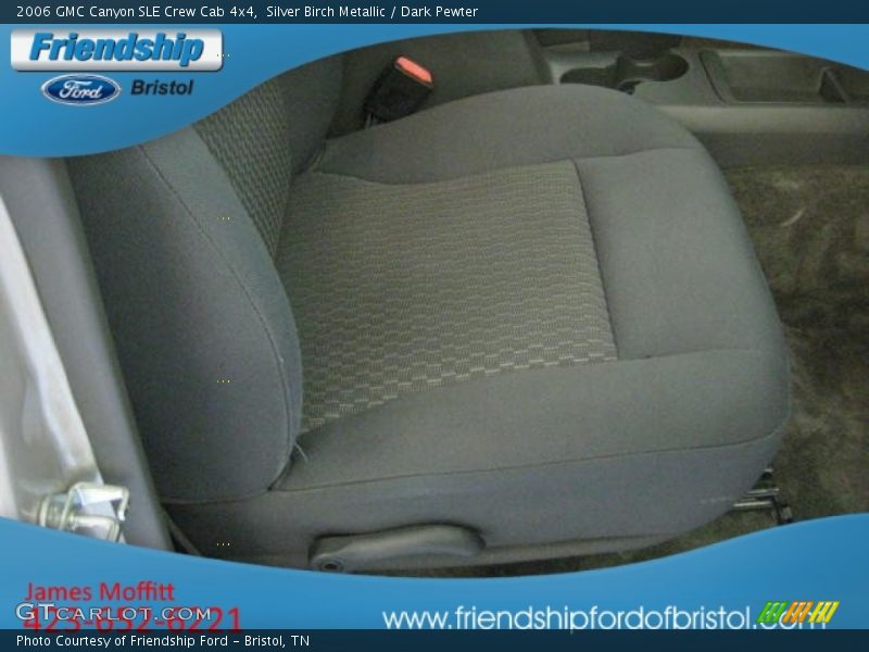 Silver Birch Metallic / Dark Pewter 2006 GMC Canyon SLE Crew Cab 4x4