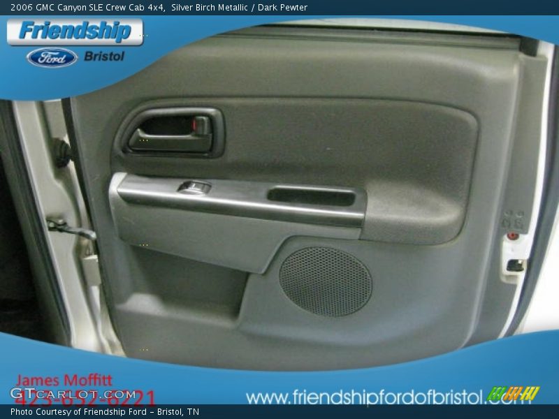 Silver Birch Metallic / Dark Pewter 2006 GMC Canyon SLE Crew Cab 4x4