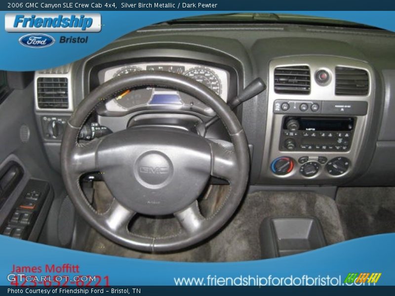 Silver Birch Metallic / Dark Pewter 2006 GMC Canyon SLE Crew Cab 4x4