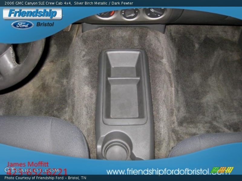 Silver Birch Metallic / Dark Pewter 2006 GMC Canyon SLE Crew Cab 4x4