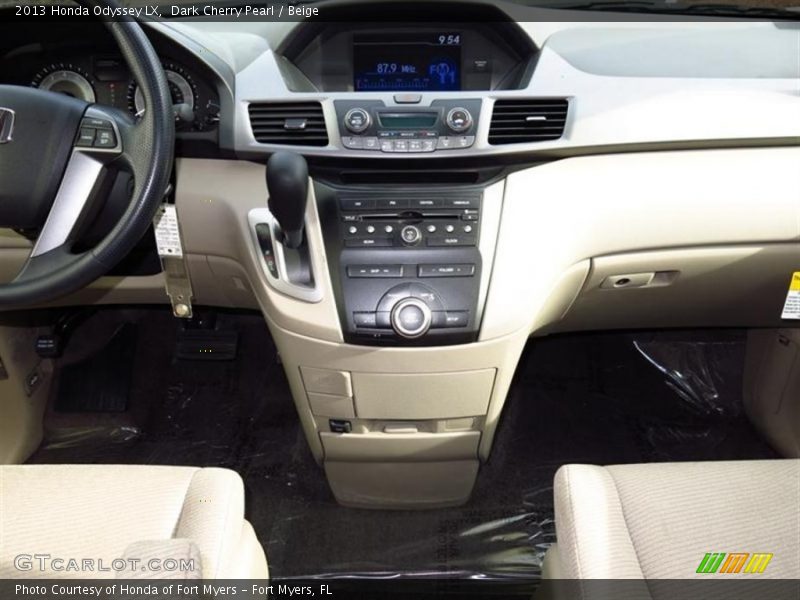 Dark Cherry Pearl / Beige 2013 Honda Odyssey LX