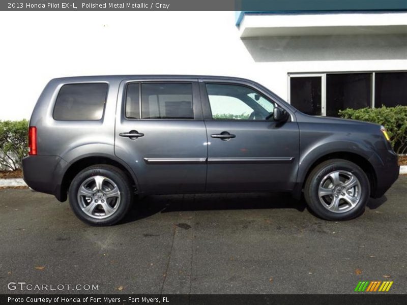 Polished Metal Metallic / Gray 2013 Honda Pilot EX-L