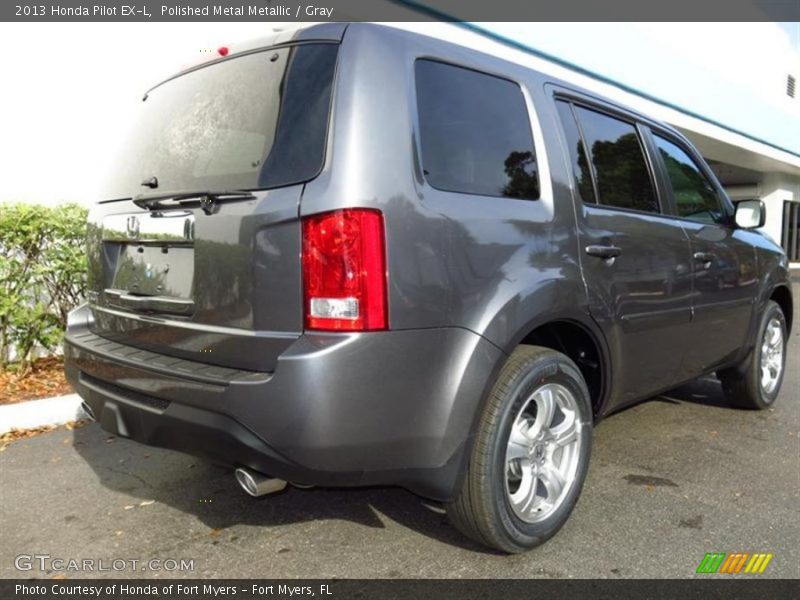 Polished Metal Metallic / Gray 2013 Honda Pilot EX-L
