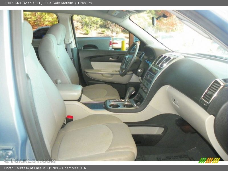 Blue Gold Metallic / Titanium 2007 GMC Acadia SLE