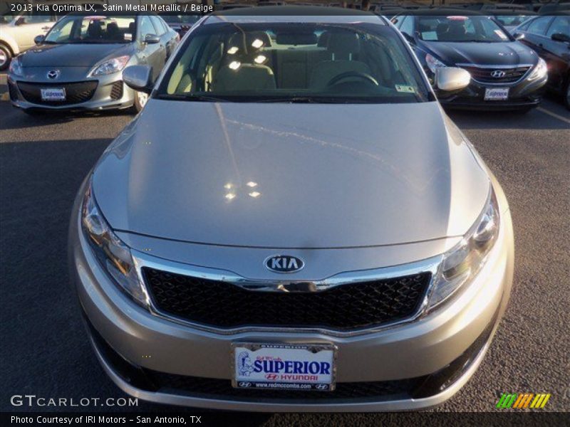 Satin Metal Metallic / Beige 2013 Kia Optima LX