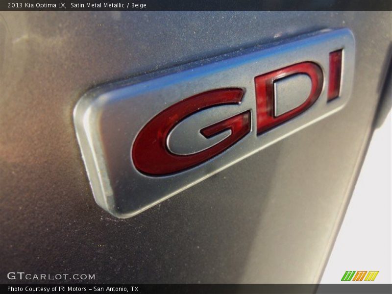 Satin Metal Metallic / Beige 2013 Kia Optima LX