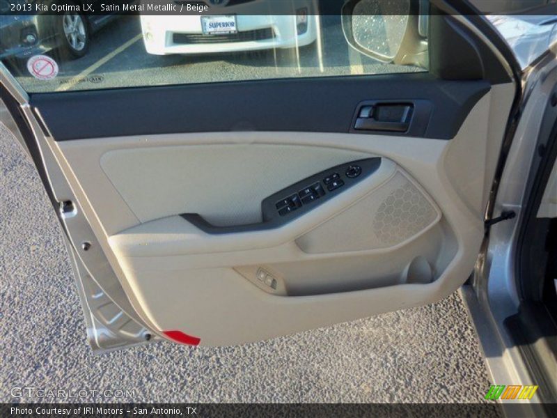 Satin Metal Metallic / Beige 2013 Kia Optima LX