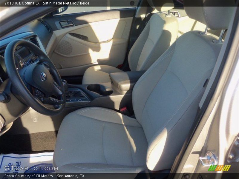 Satin Metal Metallic / Beige 2013 Kia Optima LX
