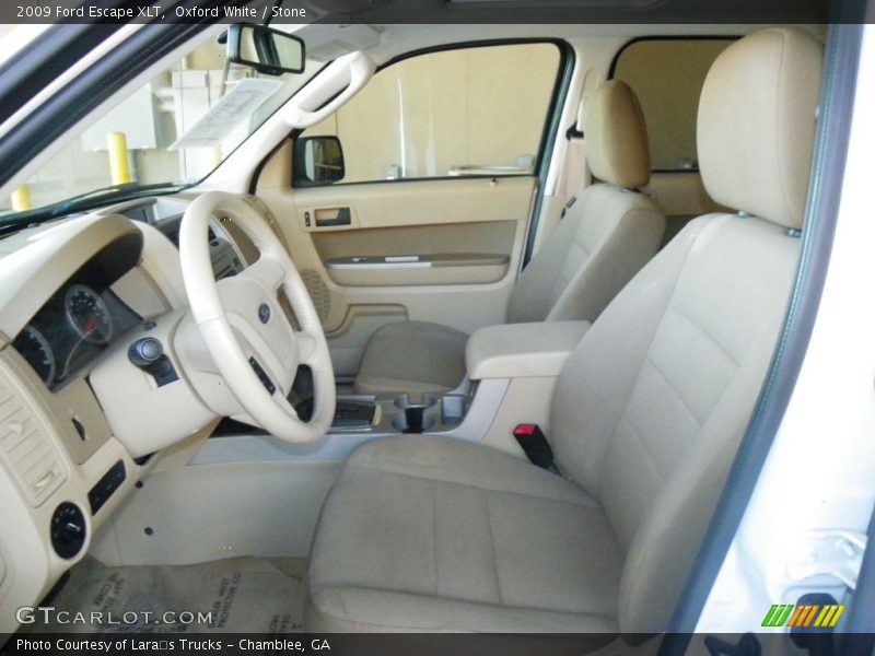 Oxford White / Stone 2009 Ford Escape XLT