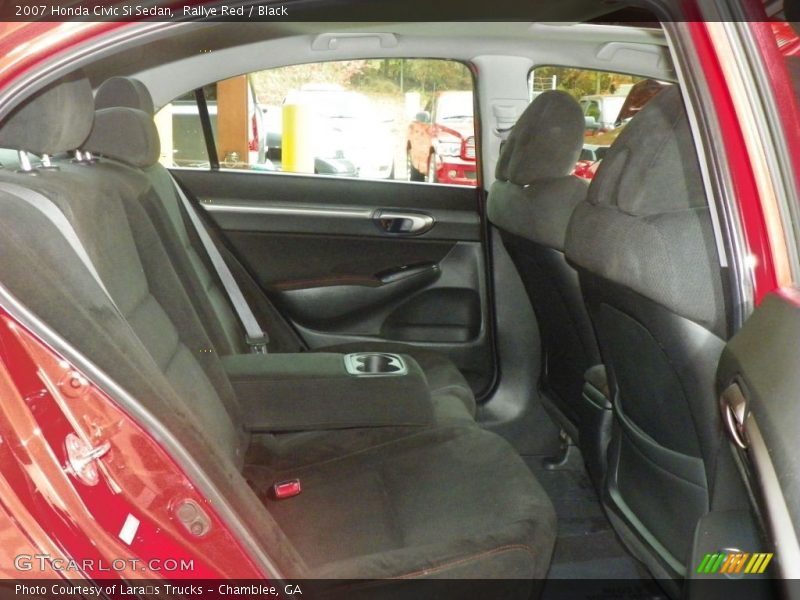 Rallye Red / Black 2007 Honda Civic Si Sedan