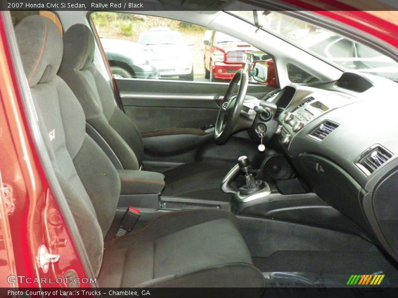 Rallye Red / Black 2007 Honda Civic Si Sedan