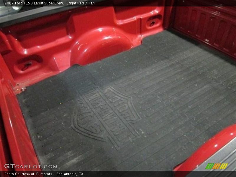 Bright Red / Tan 2007 Ford F150 Lariat SuperCrew