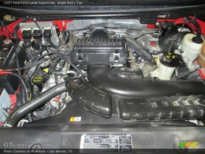 Bright Red / Tan 2007 Ford F150 Lariat SuperCrew