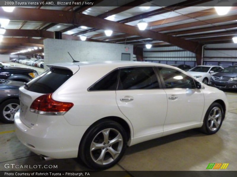 Blizzard Pearl / Ivory 2009 Toyota Venza V6 AWD