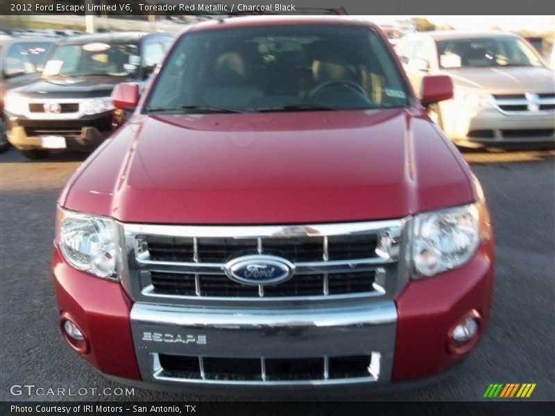 Toreador Red Metallic / Charcoal Black 2012 Ford Escape Limited V6