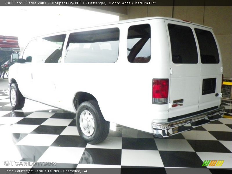 Oxford White / Medium Flint 2008 Ford E Series Van E350 Super Duty XLT 15 Passenger