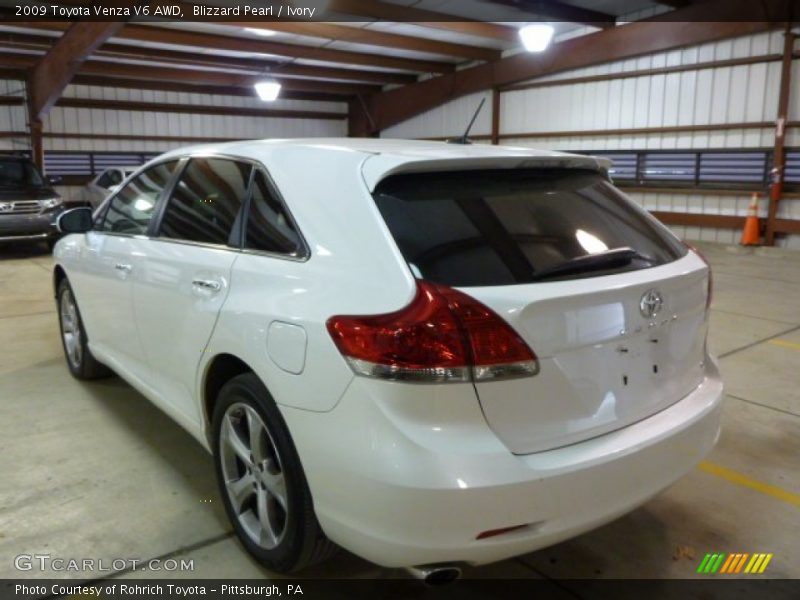 Blizzard Pearl / Ivory 2009 Toyota Venza V6 AWD