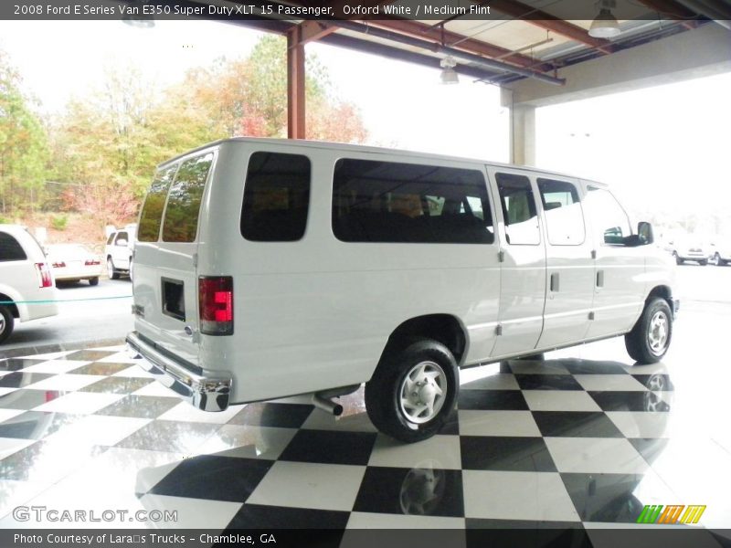 Oxford White / Medium Flint 2008 Ford E Series Van E350 Super Duty XLT 15 Passenger