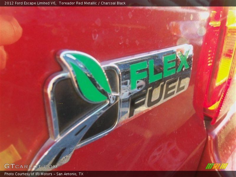 Toreador Red Metallic / Charcoal Black 2012 Ford Escape Limited V6