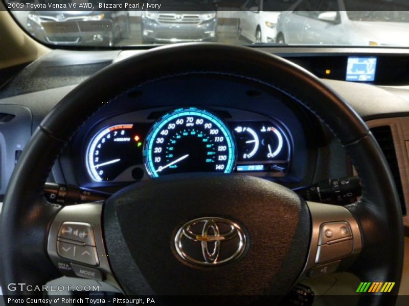 Blizzard Pearl / Ivory 2009 Toyota Venza V6 AWD