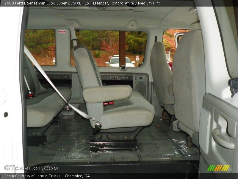 Oxford White / Medium Flint 2008 Ford E Series Van E350 Super Duty XLT 15 Passenger