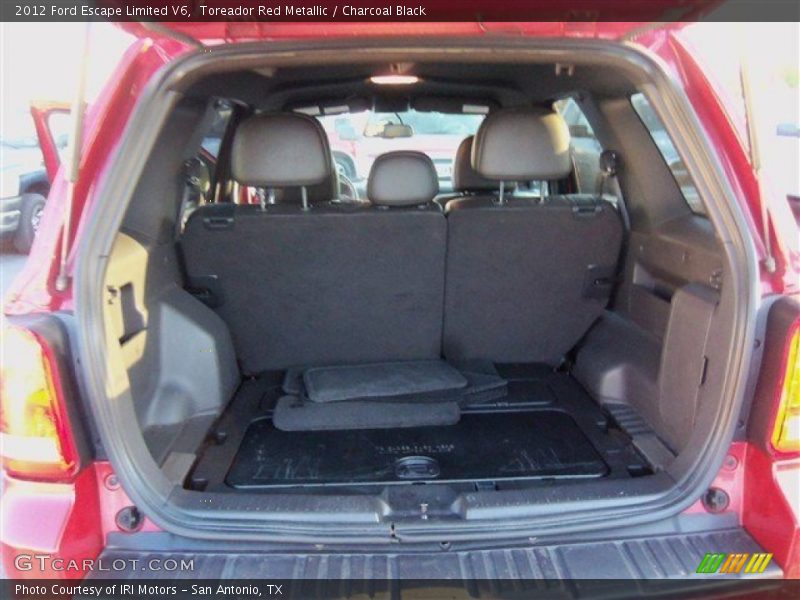 Toreador Red Metallic / Charcoal Black 2012 Ford Escape Limited V6