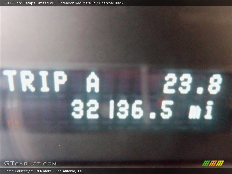 Toreador Red Metallic / Charcoal Black 2012 Ford Escape Limited V6
